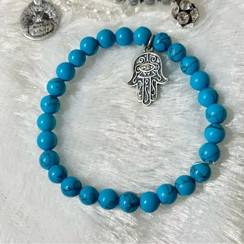 NWOT layered turquoise bracelet